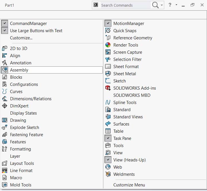 محیط drop down windows در رابط کاربری نرم افزار سالیدورک